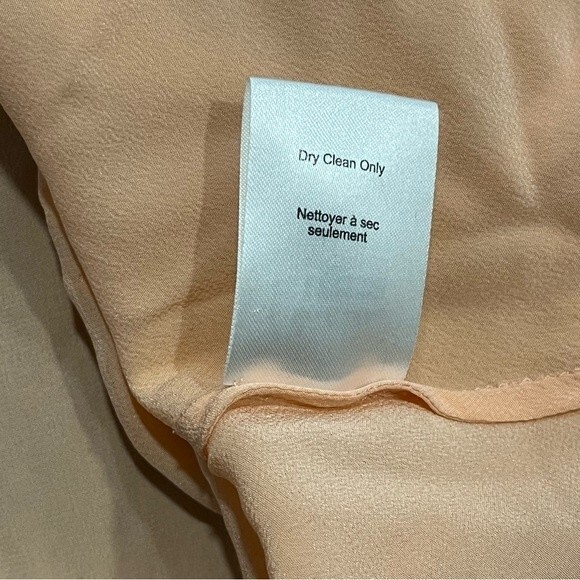 Aritzia T. Babaton 100% Silk Peach Scoop Neck Sleeveless Top Size XS - Picture 7 of 8